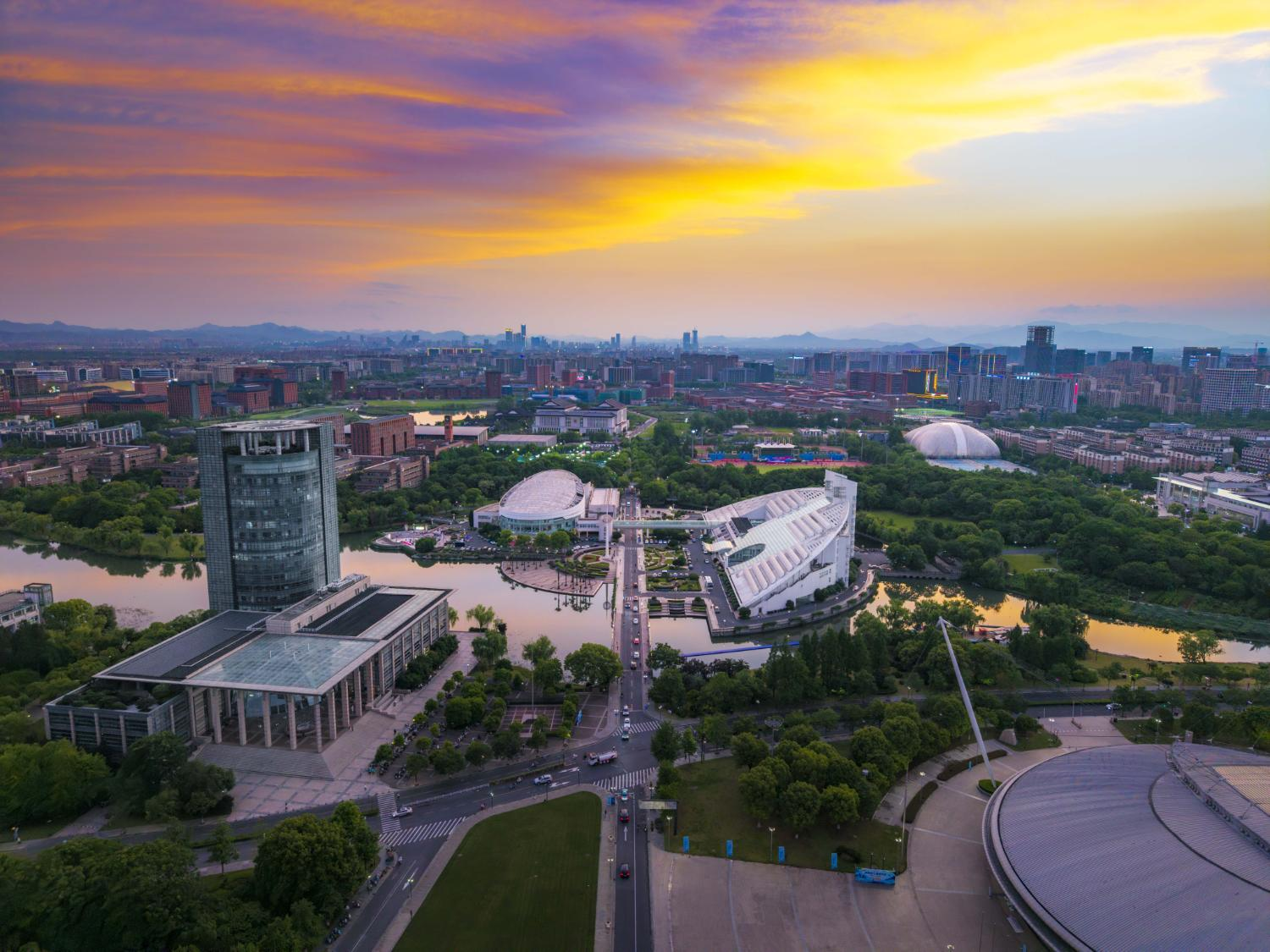 浙江大学校园实景
